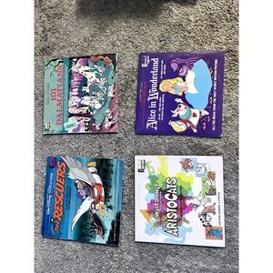 Vintage Children's Disney LP Vinyl Records Lot of 4